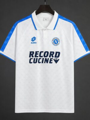 95-96 Napoli Away White Jersey