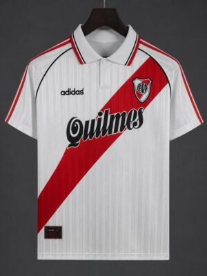 95-96 River Plate Home White Jersey