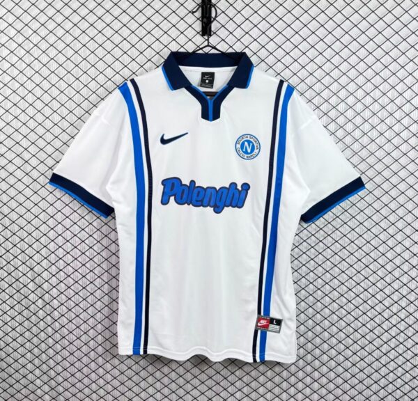 97-98 Napoli Away White Jersey 97-98 Napoli Away White Jersey