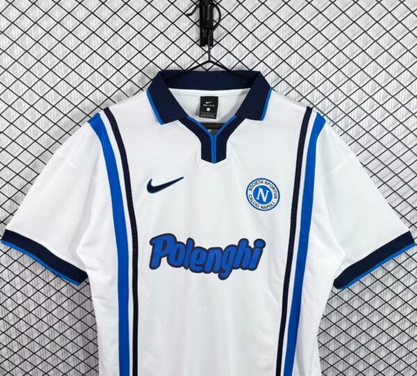 97-98 Napoli Away White Jersey 97-98 Napoli Away White Jersey