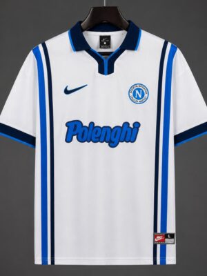 97-98 Napoli Away White Jersey