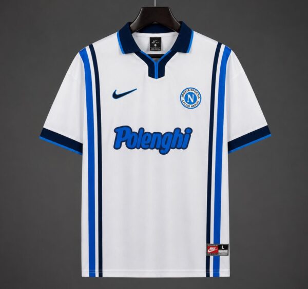 97-98 Napoli Away White Jersey 97-98 Napoli Away White Jersey