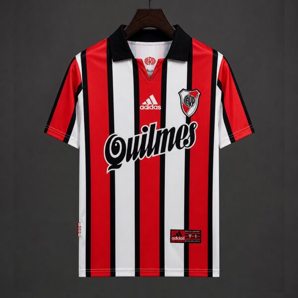 99-00 River Plate Third Red-White Stripes Jersey 99-00 River Plate Third Red-White Stripes Jersey
