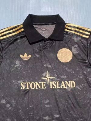 Ajax x Stone Island Concept Black Jersey