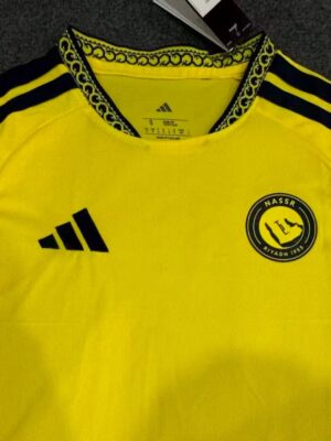 Al-Nassr Yellow & Navy Vintage23-24Remake Home Jersey
