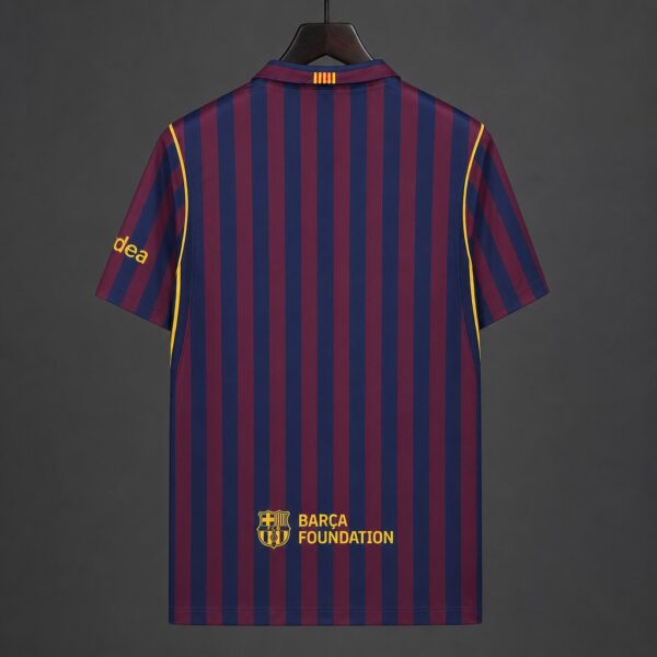 Barcelona Home Blue Burgundy Stripes Jersey