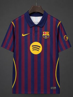 Barcelona Home Blue Burgundy Stripes Jersey