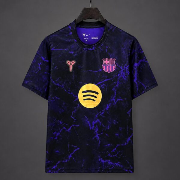 Barcelona Pre-Match Away Black&Purple Jersey Barcelona Pre-Match Away Black&Purple Jersey