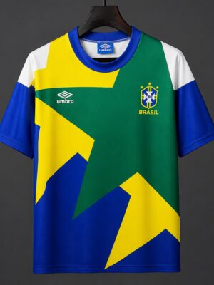 Brazil Blue Green Yellow Training Jersey