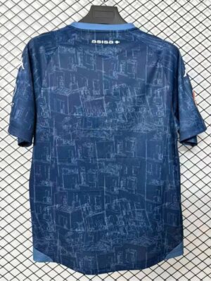 Cdiz CF Navy Blue with City Blueprint Pattern Away Jersey