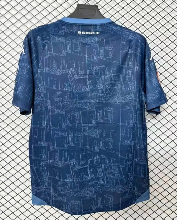 Cdiz CF Navy Blue with City Blueprint Pattern Away Jersey Cdiz CF Navy Blue with City Blueprint Pattern Away Jersey