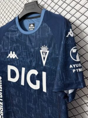 Cdiz CF Navy Blue with City Blueprint Pattern Away Jersey