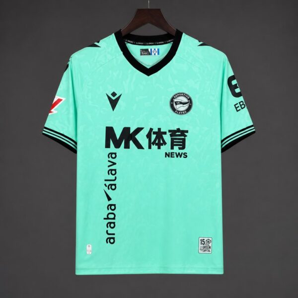 Deportivo Alavs Mint Green Third Jersey Deportivo Alavs Mint Green Third Jersey