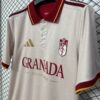 Granada CF 95th Anniversary Special Edition Off White Polo Jersey Granada CF 95th Anniversary Special Edition Off White Polo Jersey