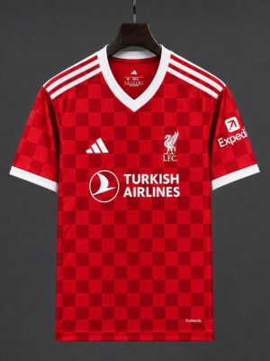 Liverpool Home Red Checkerboard Jersey
