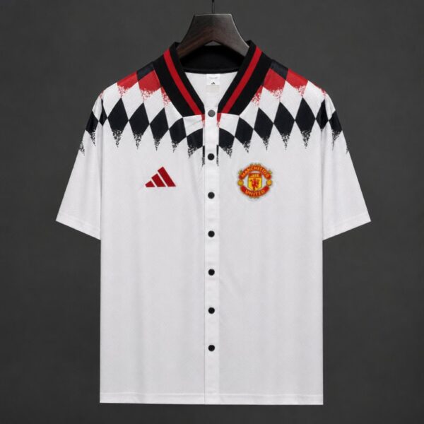 Manchester United MLB White Vintage Jersey Manchester United MLB White Vintage Jersey