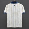 Manchester United Special Beige Vertical Stripes Collage Graphics Jersey