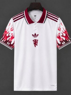 Manchester United Training Flame White Jersey
