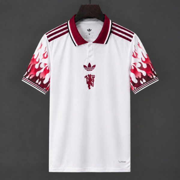 Manchester United Training Flame White Jersey