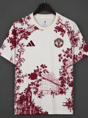 Manchester United Training Floral White Jersey