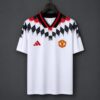 Manchester United White Diamond Pattern Pre-Match Jersey