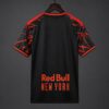 New York Red Bulls Black with Red Lava Pattern Away Jersey