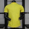 Player Version Al Nassr FC Yellow with Thin Black Pinstripes Jersey
