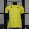 Player Version Al Nassr FC Yellow with Thin Black Pinstripes Jersey