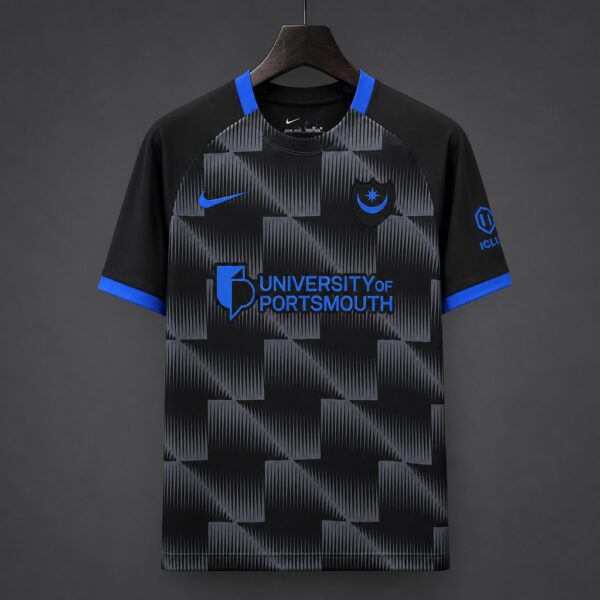 Portsmouth Third Black Jersey Portsmouth Third Black Jersey