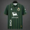 Racing de Santander Away Green Stripes Jersey Racing de Santander Away Green Stripes Jersey