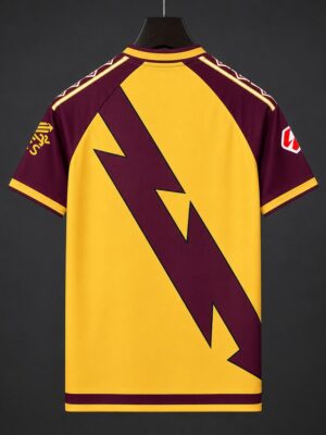 Rayo Vallecano Third Yellow Maroon Jersey