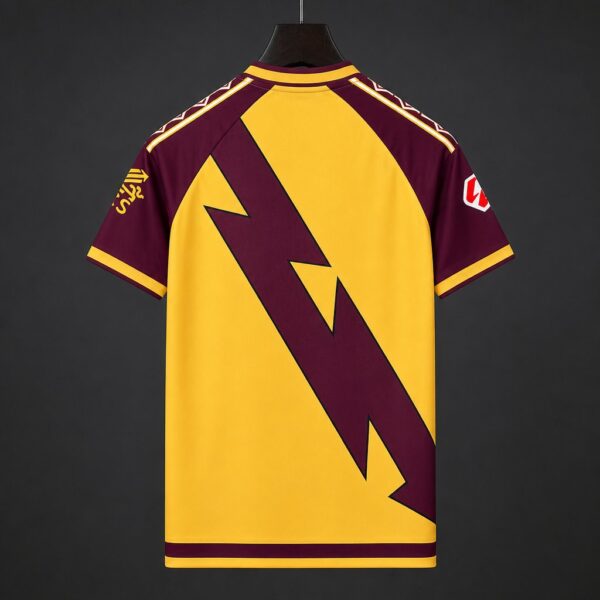 Rayo Vallecano Third Yellow Maroon Jersey