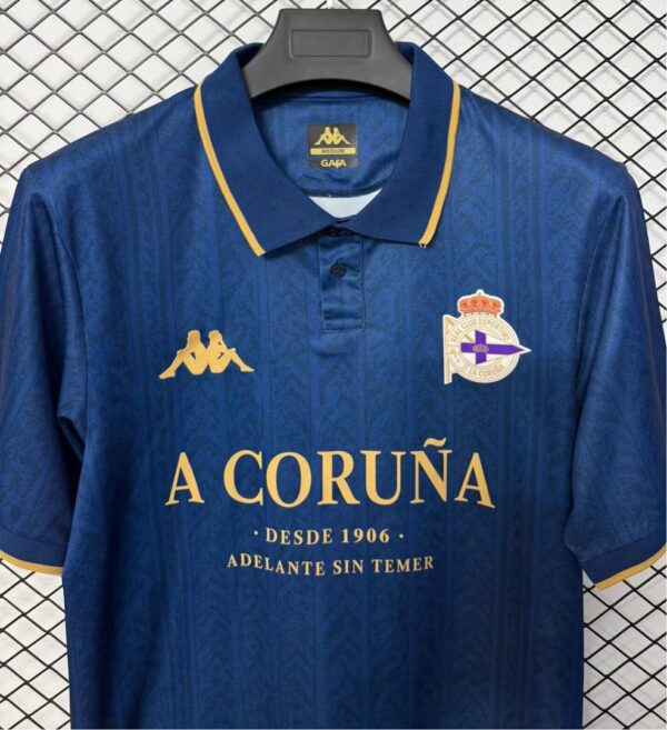 RC Deportivo de La Corua 120th Anniversary Special Edition Blue Polo Jersey RC Deportivo de La Corua 120th Anniversary Special Edition Blue Polo Jersey