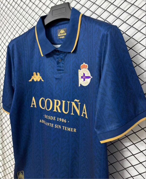 RC Deportivo de La Corua 120th Anniversary Special Edition Blue Polo Jersey RC Deportivo de La Corua 120th Anniversary Special Edition Blue Polo Jersey