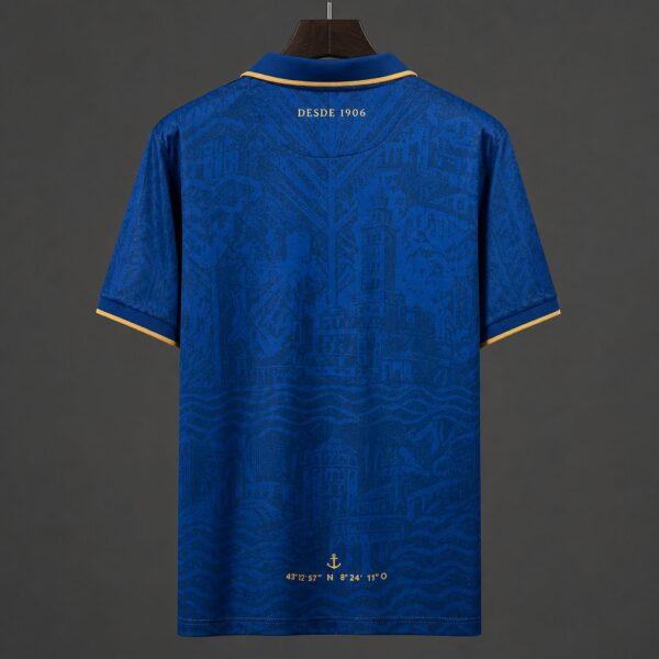 RC Deportivo de La Corua 120th Anniversary Special Edition Blue Polo Jersey RC Deportivo de La Corua 120th Anniversary Special Edition Blue Polo Jersey