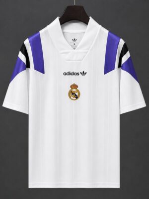 Real Madrid EQT White Purple Jersey
