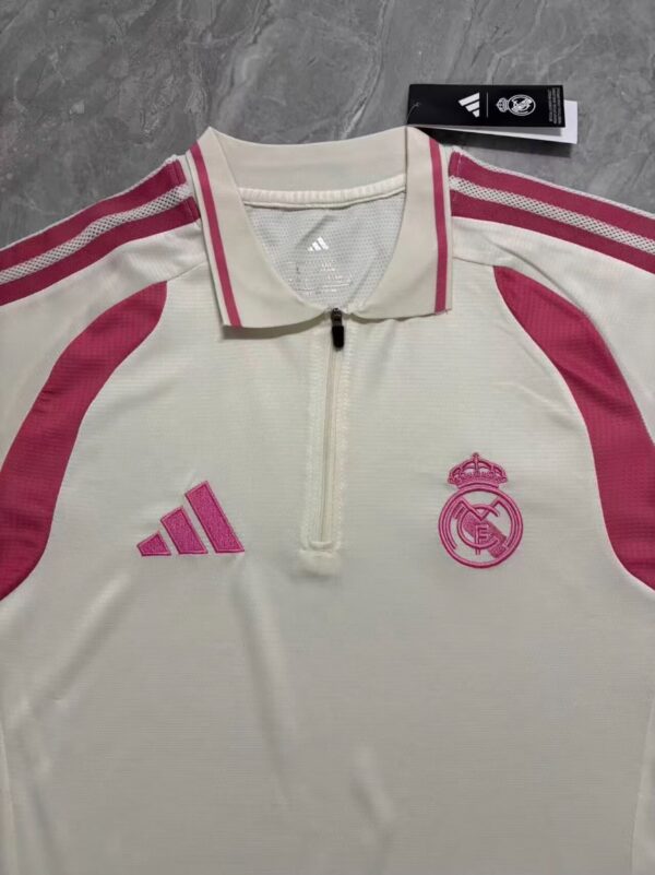 Real Madrid Training Cream Polo Jersey