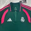 Real Madrid Training Dark Green Polo Jersey Real Madrid Training Dark Green Polo Jersey