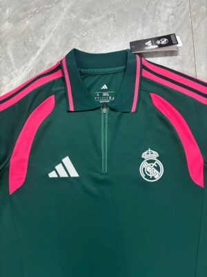 Real Madrid Training Dark Green Polo Jersey