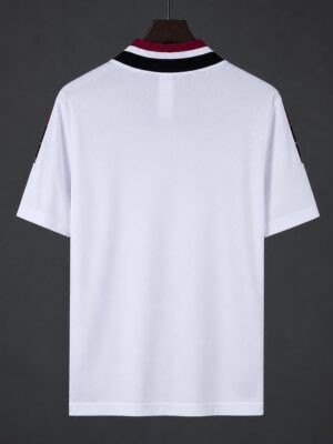 Real Madrid White Diamond Pattern Collar Pre-Match Jersey