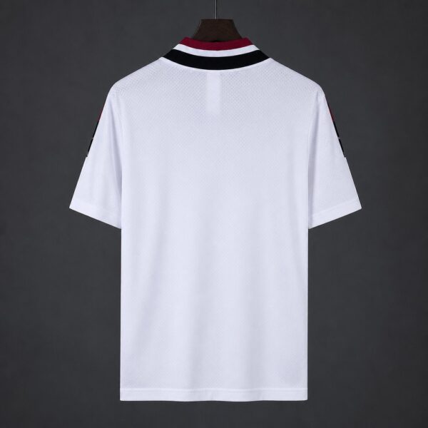 Real Madrid White Diamond Pattern Collar Pre-Match Jersey Real Madrid White Diamond Pattern Collar Pre-Match Jersey