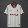 Real Murcia CF White with Maroon Baroque Pattern Away Jersey