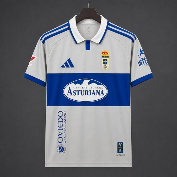 Real Oviedo Away Lightgrey Jersey