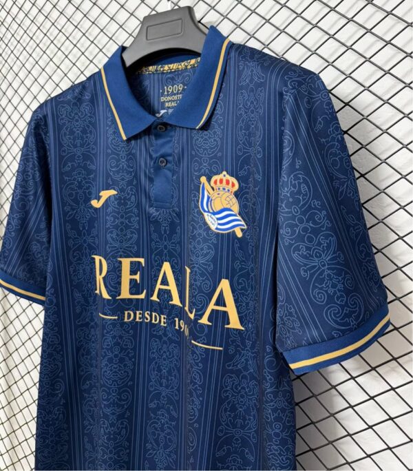 Real Sociedad Polo Collar Navy Jersey Real Sociedad Polo Collar Navy Jersey