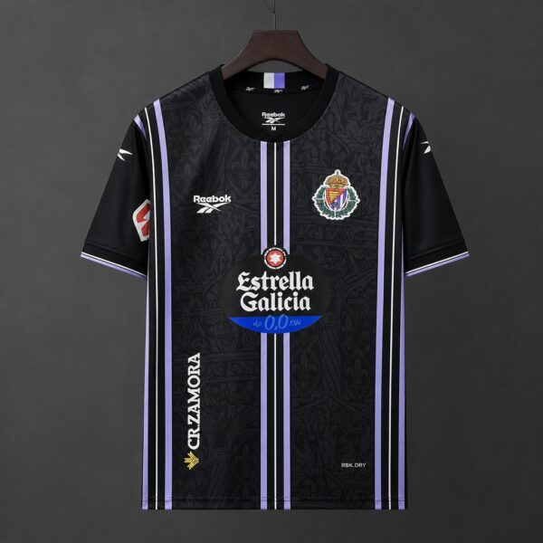 Real Valladolid Away Black Jersey Real Valladolid Away Black Jersey