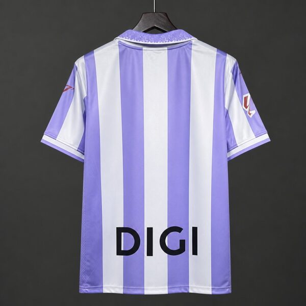 Real Valladolid Purple & White Vertical Stripes Home Jersey Real Valladolid Purple & White Vertical Stripes Home Jersey