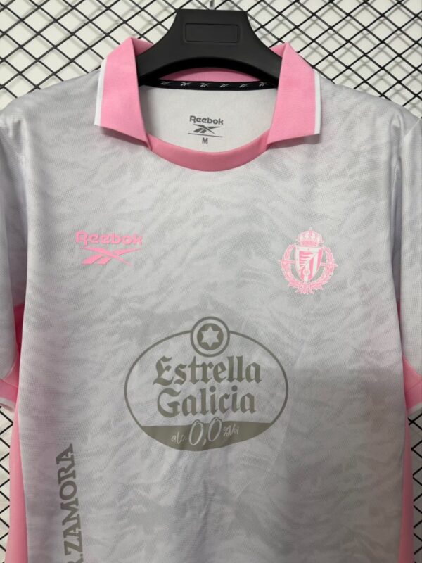 Real Valladolid Third Grey Pink Jersey Real Valladolid Third Grey Pink Jersey