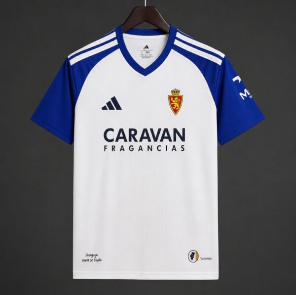 Real Zaragoza Home White Jersey Real Zaragoza Home White Jersey