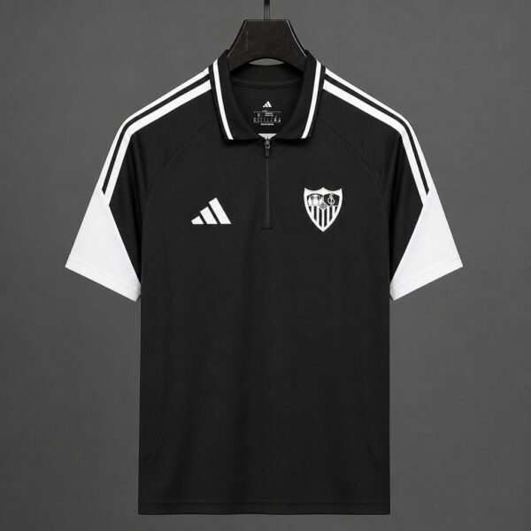 Sevilla Black Training Polo Jersey Sevilla Black Training Polo Jersey