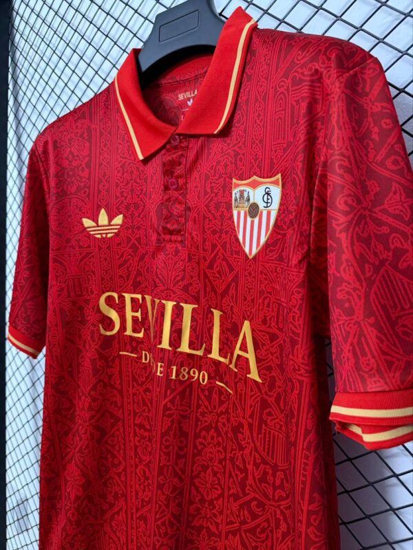 Sevilla FC 135th Anniversary Special Edition Red Polo Jersey Sevilla FC 135th Anniversary Special Edition Red Polo Jersey